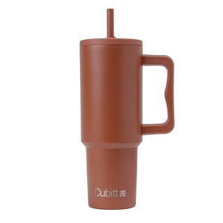Vaso Térmico Cubitt Antiderrames de 40 oz - Color Terracota