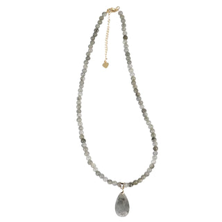 Collar de Piedra Natural Fluorita BXSEEF - Cuentas de 5mm