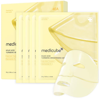 medicube Jelly Gel: Mascarilla Nocturna con Cúrcuma (4 uds)