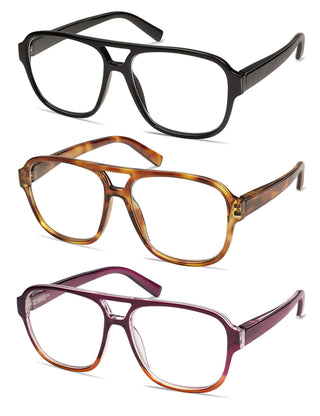 Lentes de Lectura Estilo Aviador Retro AMOMOMA