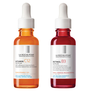 Kit La Roche-Posay: Sérum Vitamina C 10% + Sérum Retinol