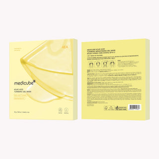 medicube Jelly Gel: Mascarilla Nocturna con Cúrcuma (4 uds)