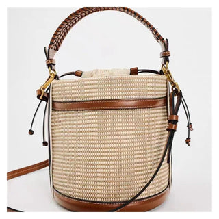 Bolso Tejido de Paja para Mujer | Cartera Casual Verano y Playa