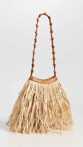 Bolso de Flecos Isla para Mujer SIMONMILLER - Rafia Natural