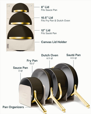 Set de Cocina de Cerámica Antiadherente Caraway (12 Piezas)