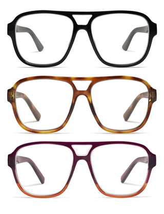 Lentes de Lectura Estilo Aviador Retro AMOMOMA