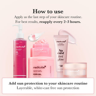 medicube Just Glow Collagen: Protector Solar Facial SPF 50