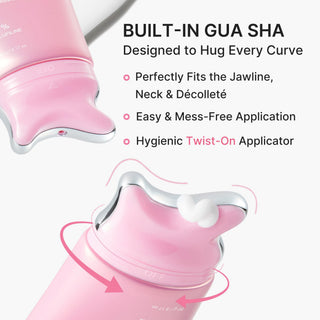 medicube PDRN Collagen: Crema Antiarrugas para Cuello con Masajeador Gua Sha