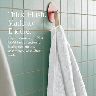 Set de 4 Toallas de Baño Brooklinen Algodón Turco - Blanco