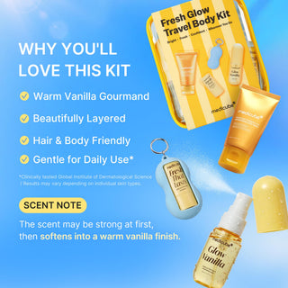 medicube Fresh Glow Body Kit: Set de Viaje Cuerpo y Cabello