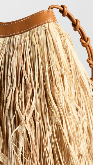 Bolso de Flecos Isla para Mujer SIMONMILLER - Rafia Natural