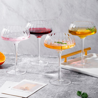 Set de 4 Copas de Champán y Martini Lysenn